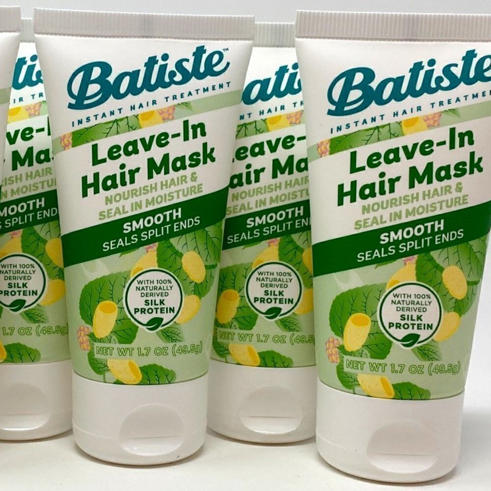 8 Batiste Instant Hair Treatment Leave in Hair mask Smooth  1.7 oz  pac…